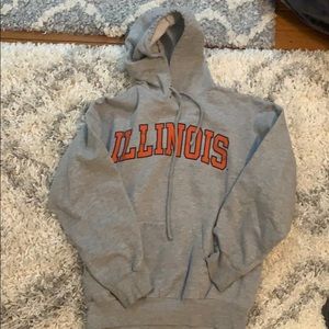 Gray Illinois sweatshirt